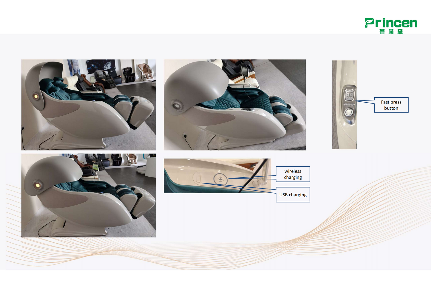 Luxury Massage Chair 3D Cheap Smart Best Shiatsu Full Body Massage Chair